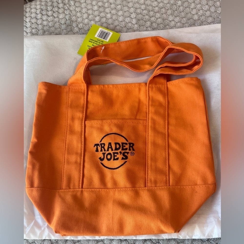 TraderJoe's Orange Mini Canvas
Tote Bag